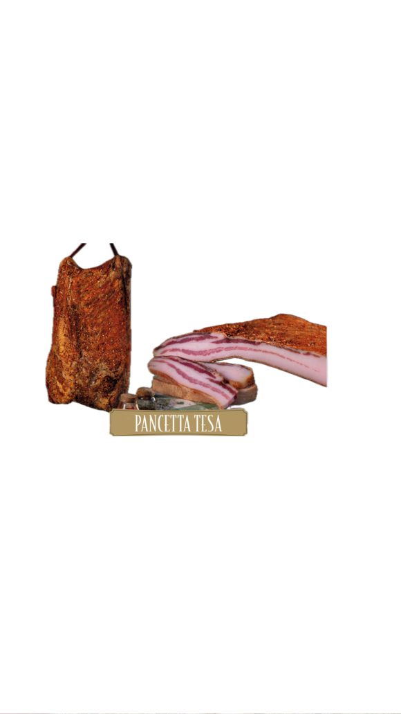 Pancetta tesa di Suino Nero
