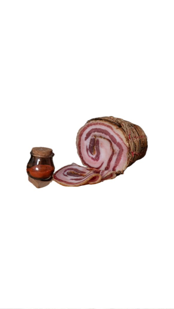 Pancetta Arrotolata di Suino Nero