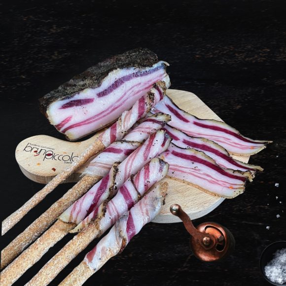 Pancetta Tesa di Suino Nero D’Aspromonte intera - IL PICCOLO SALUMIFICIO