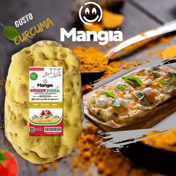 Pinsa Artigianale Gusto Curcuma – 2 Basi Pinsa | Mangià